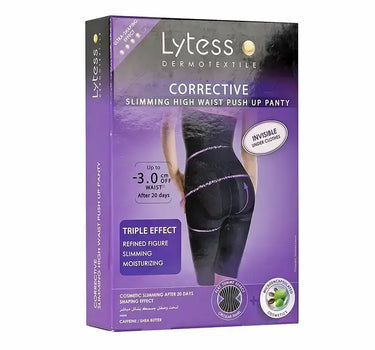 Lytess Corrective Slimming High Waist Push Up Panty Black L/XL