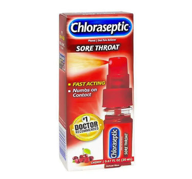Chloraseptic Cherry Spray 20 mL for sore throat