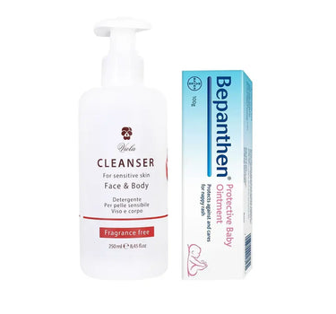 Moisturizing package for sensitive skin
