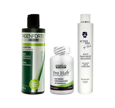 Treating hair loss and dandruff set