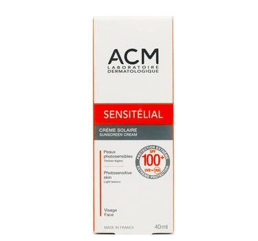 ACM Sensitelial Sunscreen SPF 100 Cream 40 mL Maximum sun protection