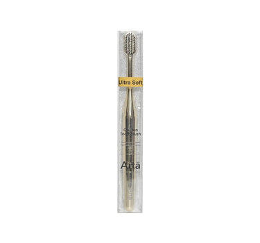 Arta Ultra Soft Golden Toothbrush with Black Bristles 1 Pc