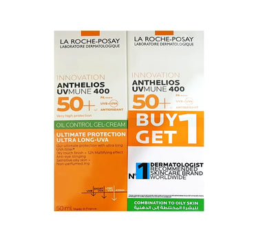 LA Roche Posay Anthelios SPF 50+ Anti Shine Gel Cream Offer 1+1