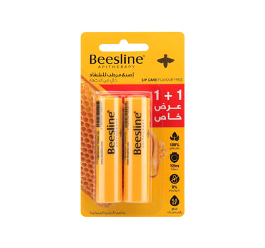 Beesline Lip Care Flavour Free 2x4 g 1+1 Free