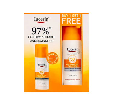 Eucerin Photoaging Control SPF 50 Sun Fluid Kit 1+1