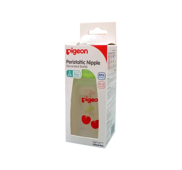 Pigeon Plastic Bottle with Peristaltic Nipple (Fruits) 120 ml