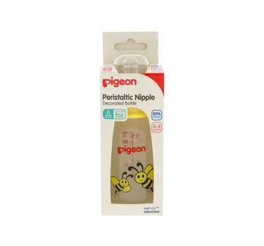 Pigeon Plastic Bottle with Peristaltic Nipple (Animals) 120 ml