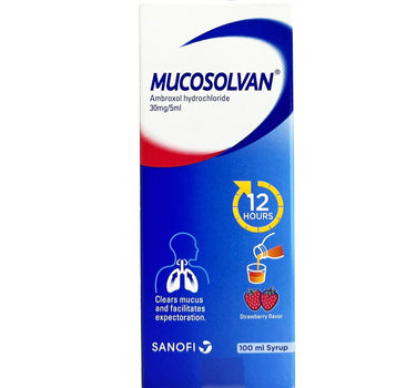 Mucosolvan Liquid 30 mg/5 mL 100 mL for cough