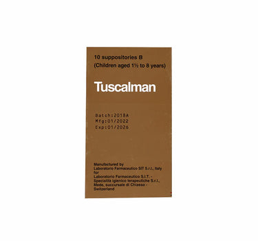 Tuscalman B Suppositories 10'S For Cough