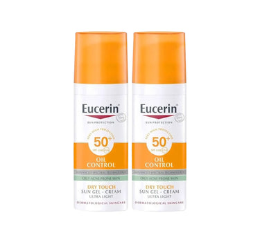 Eucerin Oil Control SPF 50+ Sun Gel Cream Kit (1+50% Off On The Second)