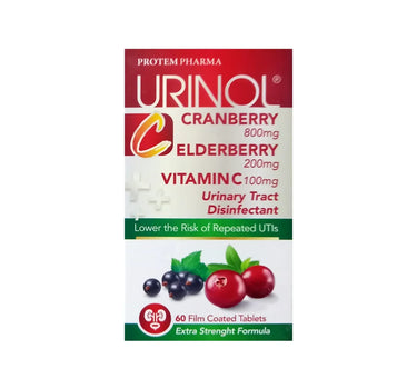 Urinol Cranberry with Vitamin C 60 F/C Tabs