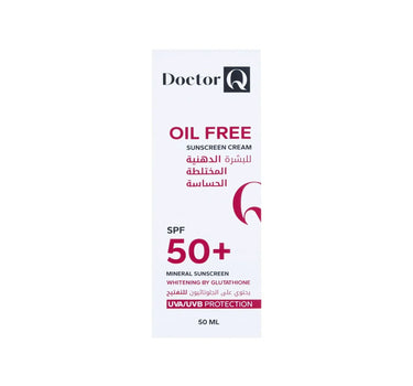 Dr Q Whitening SPF 50+ Oil Free Sunscreen Cream 50 ml