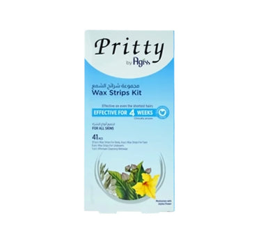 Pritty Wax Strip Kit For All Skin Types 41 Pcs