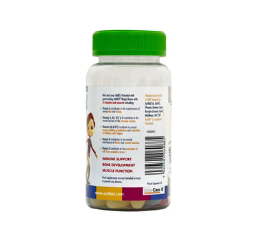ActiKid Magic Beans Multi Vitamin - Mixed Fruit Flavor 60 Gummies
