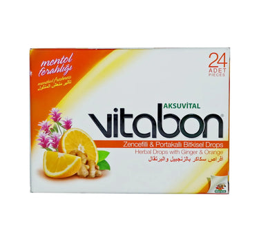 Vitaban Ginger & Orange 24 Lozenges