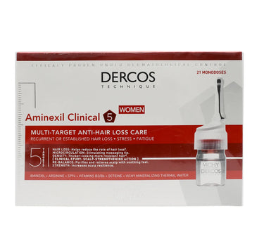 Vichy Dercos Aminexil Anti-Hair Loss Women Ampoules 21*6 mL