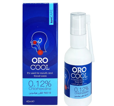 Oro Cool 0.12% Mouth Throat Spray 40ml 321 for mouth sores