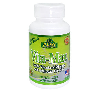 Alfa Vitamins Vita Max 60 Tabs