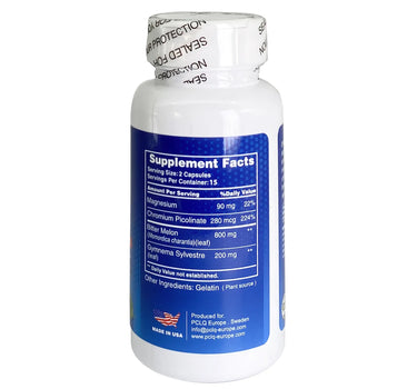 Natural Glucose Support 30Caps American Creation 1808 to reduce blood sugar