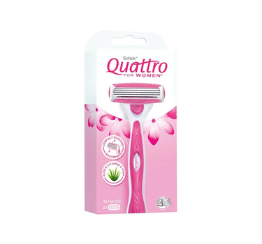 Schick Quattro Women Razor Kit + 2 Blades