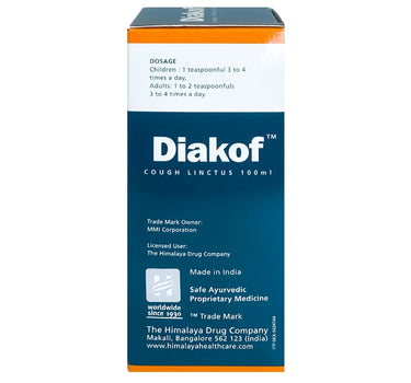 Himalaya Diakof Cough Syrup 100 ml