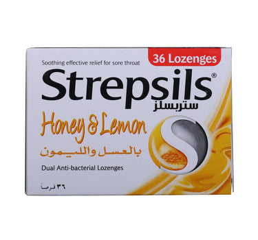 Strepsils Honey & Lemon Lozenges 36'S