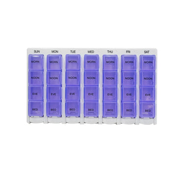 Care Well Weekly Four Times A-Day Pill Box