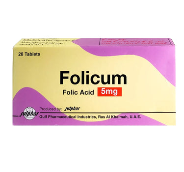Folicum 5 mg 20 Tabs