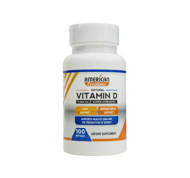 American Creations Vitamin D 5000 IU 100 Softgels