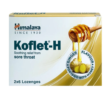 Himalaya Koflet-H Ginger Flavour 12 Lozenges