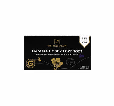 Watson & Son Manuka Honey Lozenges With Blackcurrant 8 pcs