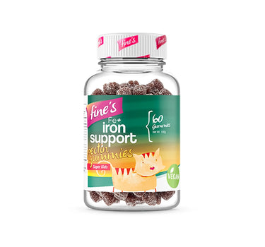 Fine's Iron Support + Fe 60 Gummies