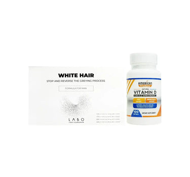 package Crescian White Hair Man + American Creation Vitamin D