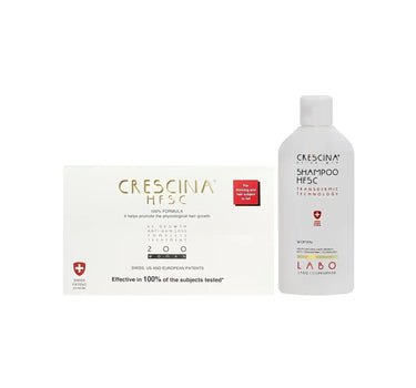 package Crescina 200 Women  10+10 & Transdermic Shampoo For Women