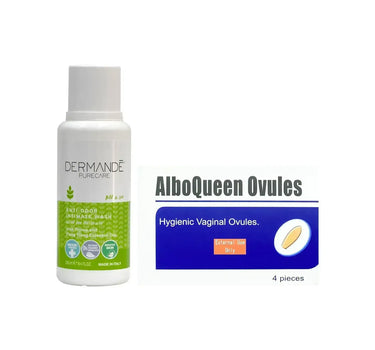 package Albo Queen 4 + Dermande Anti Oder Intimate Wash