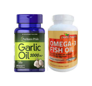 package P.Pride Garlic Oil + Pure H Omega 3