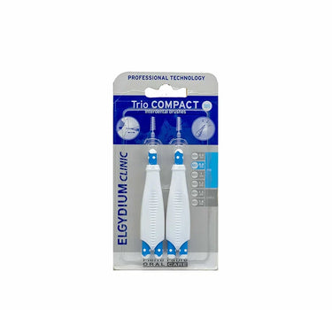 Elgydium Trio Compact Interdental Brushes 0.8 mm 2 Pcs