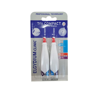 Elgydium Trio Compact Interdental Brushes