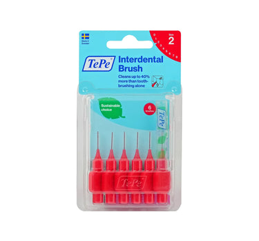 Tepe Red Interdental Brush 0.5 mm 6 Pcs 18160/2