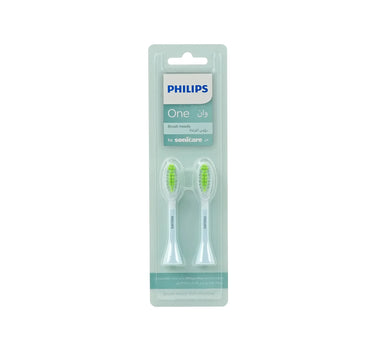 Philips One Mint Blue Brush Heads Soft Medium 2 Pcs - BH1022/03