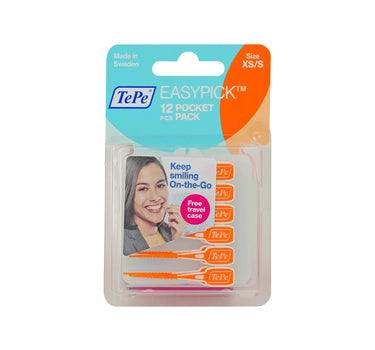 Tepe Easy Pick Toothpicks XS/S Travel Case 12 Pcs