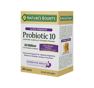 Natures Bounty Ultra Probiotic 10 - 60 Caps