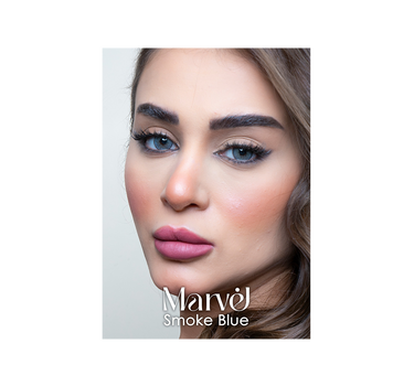Marvel Soft Contact Lenses Smoke Blue