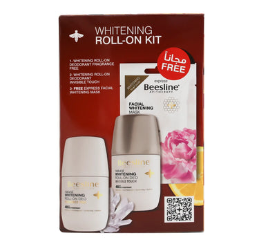 Beesline Whitening Roll-on Kit (2 Deo Roll+Facial Mask)