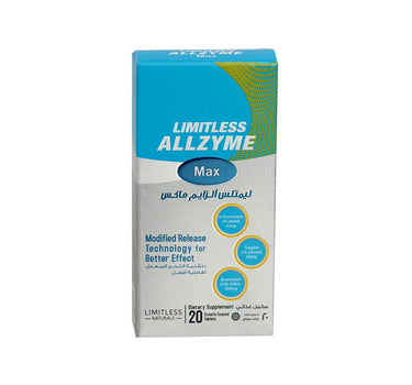 Limitless Allzyme Max 20Tab