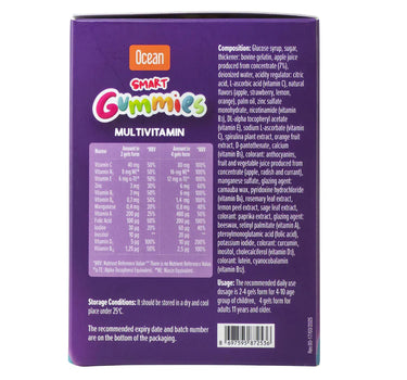 Orzax Ocean Smart Gummies Multivitamin (64 pieces)