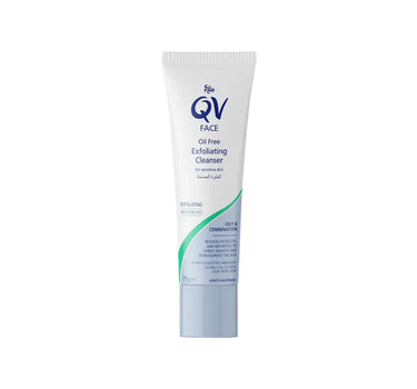 Qv Face Exfoliating Cleanser For Oily And Combination Skin 75 Gm