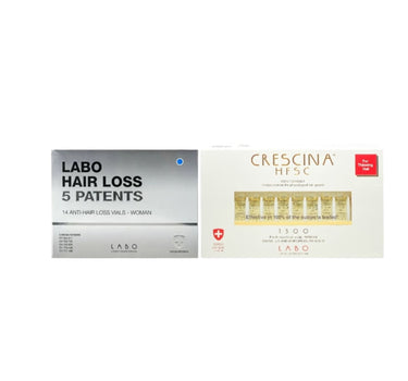 Crescina HFSC 1300 women 20 FL + Labo 5 Patents Woman