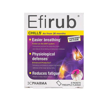 Efirub 8 Packets Pineapple Flavour